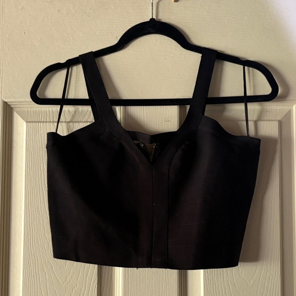 Guess Black Crop Top